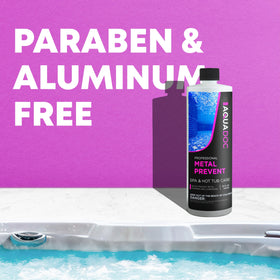 MAV AquaDoc helps reduce metal discoloration on spa tile.