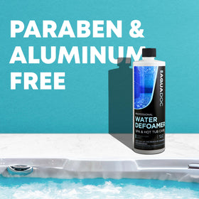 MAV AquaDoc no-foam water after treatment improves soak experience.