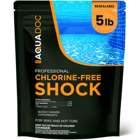 MAV AquaDoc non-chlorine hot tub shock bottle for quick oxidation during circulation