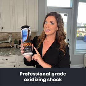 AquaDoc Non-Chlorine Hot Tub Shock smell reduction effect