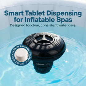MAV AquaDoc one-point-five-inch tablet floater with twist-lock for secure tablet placement.