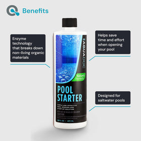 MAV Aquadoc pool opening kit compatibility image shows easy integration with most starter kits.