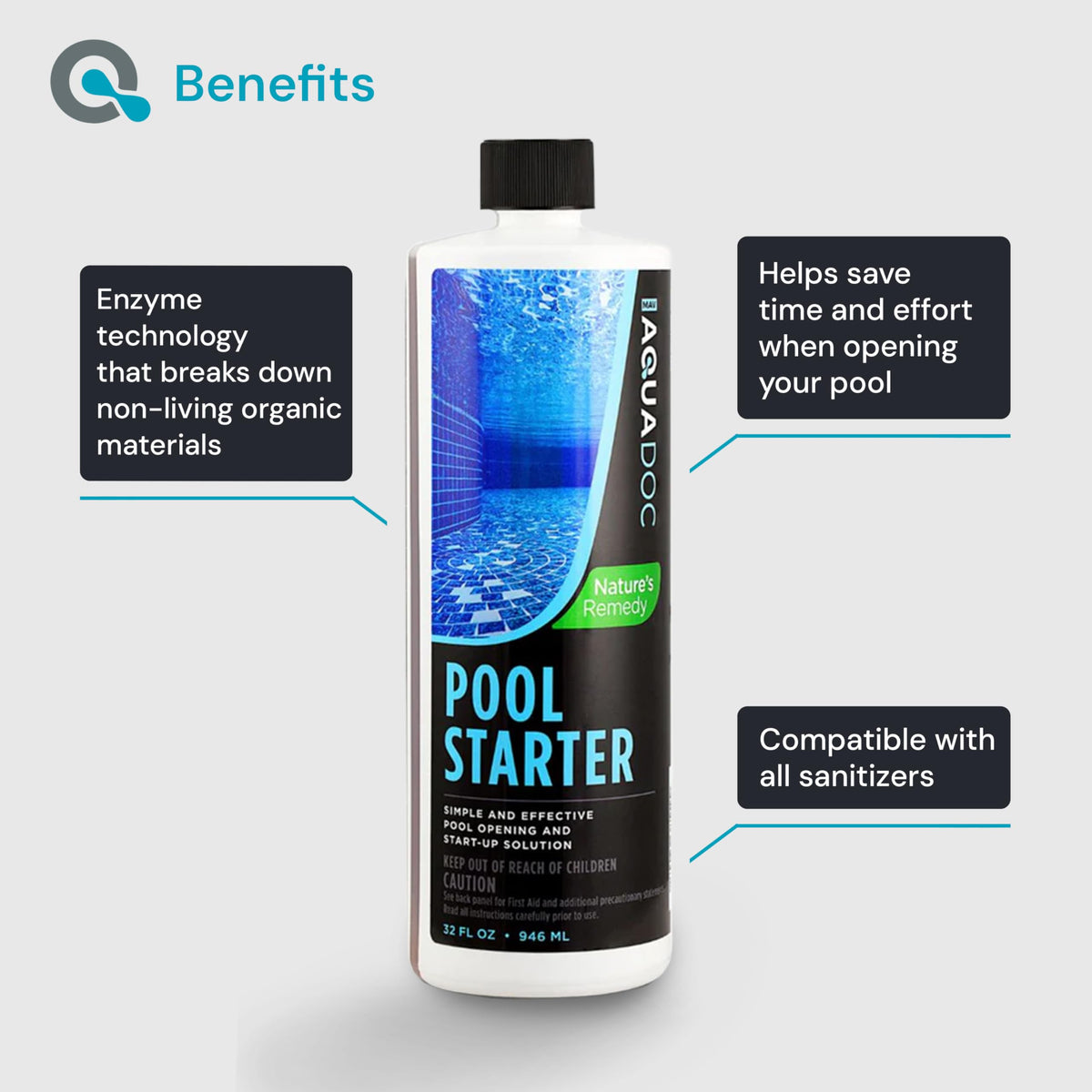 MAV AquaDoc pool opening steps illustration guides a smooth season start.