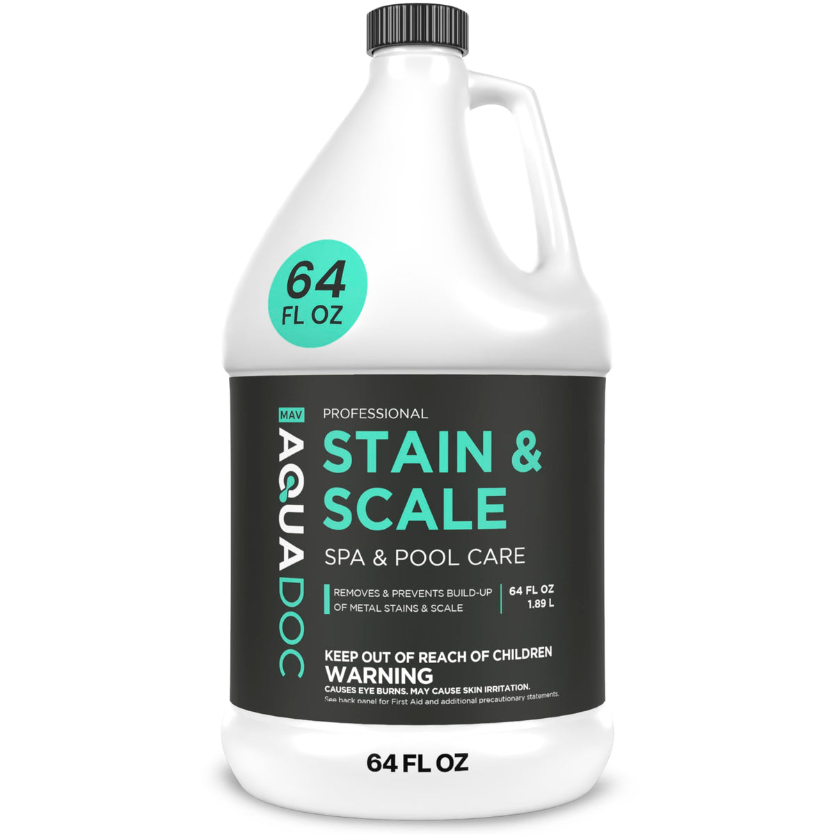 MAV AquaDoc stain remover bottle pour for pool and spa care