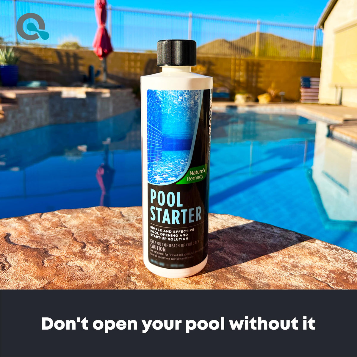 MAV AquaDoc pool starter kit contents organized for quick opening.