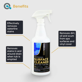 MAV AquaDoc spa and pool surface cleaner multi-purpose for tubs and pools, keeps surfaces clean-looking.