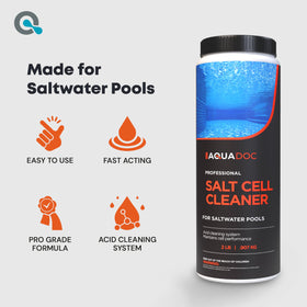 MAV AquaDoc care kit for saltwater pool maintenance and upkeep.