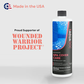 MAV AquaDoc spa care routine image demonstrates easy home upkeep.