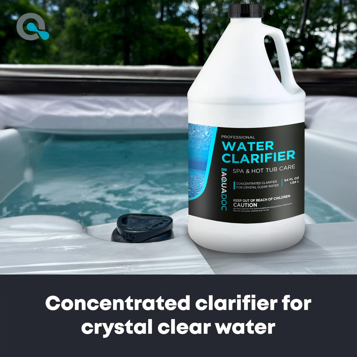 MAV AquaDoc spa clarifier pour action for rapid dosing and clearer water
