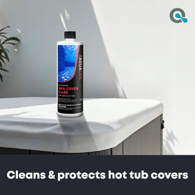 MAV AquaDoc spa cover conditioner preserves vinyl appearance and flexibility.