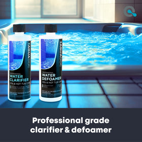 MAV AquaDoc Spa Defoamer bottle pour reduces foam for smoother soak