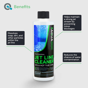 MAV AquaDoc Spa Jet Cleaner installed in a jet system for clean water
