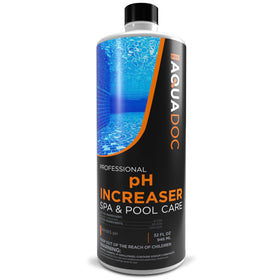 MAV AquaDoc Spa pH Up bottle front for hot tub water balance