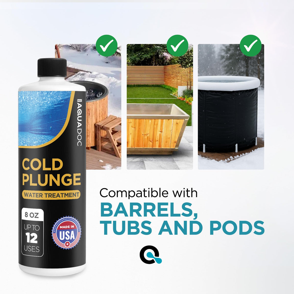 Made in the USA MAV AquaDoc formula on a clean spa setup