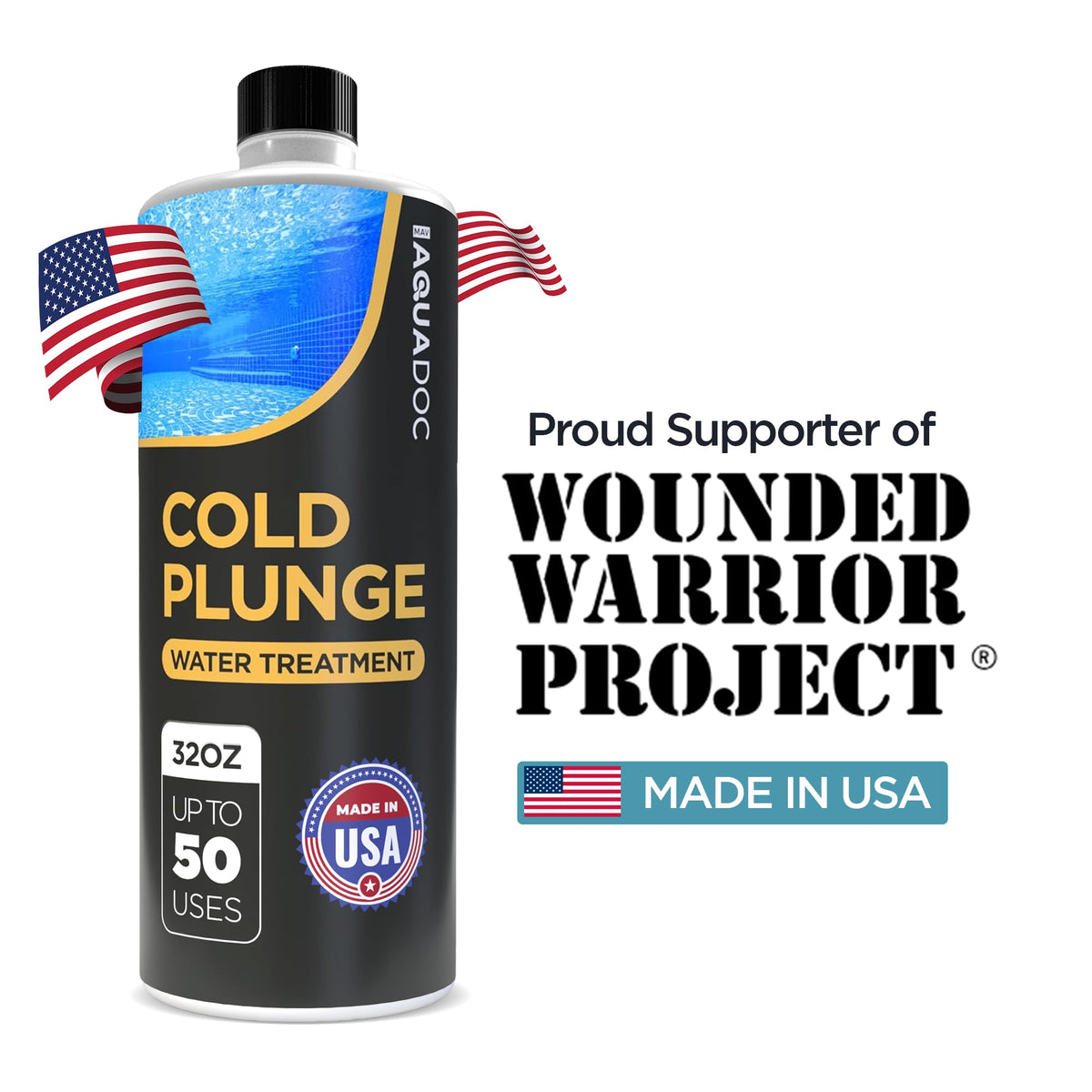 MAV AquaDoc USA-made stamp reinforces product origin and trust
