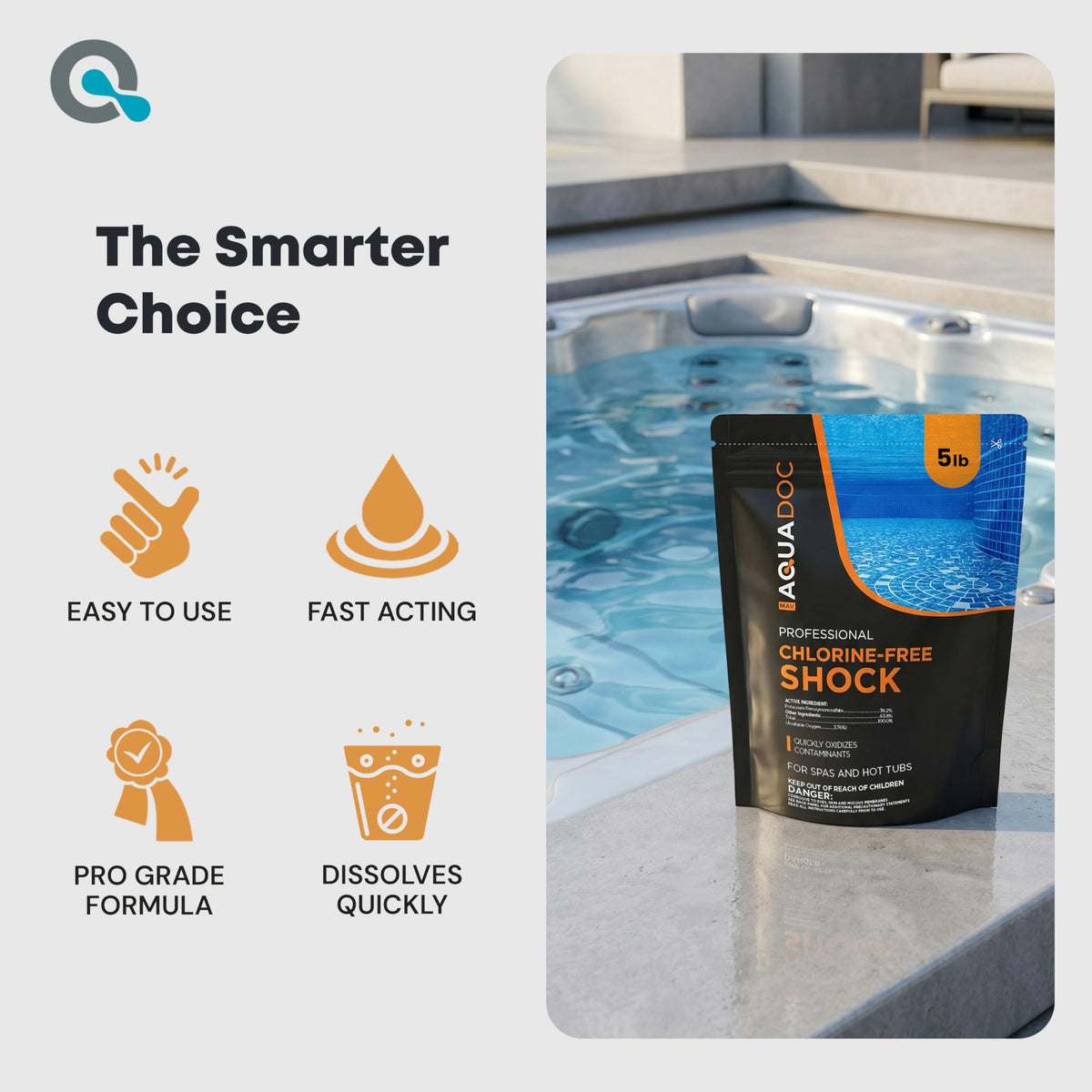 MAV AquaDoc helps maintain water clarity by breaking down oils and residues