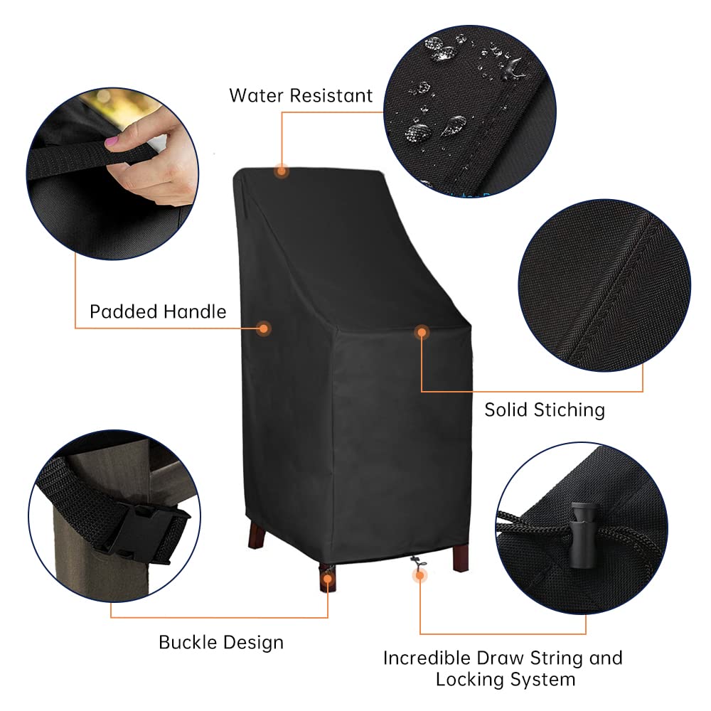 MAVINCHER click-close straps and drawstring secure the cover against wind