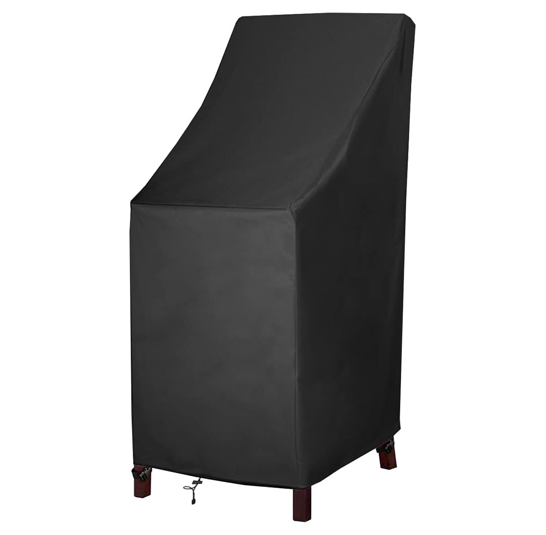 MAVINCHER stackable chair covers front view protects outdoor chairs from rain and sun