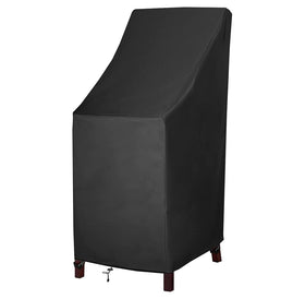 MAVINCHER stackable chair covers front view protects outdoor chairs from rain and sun