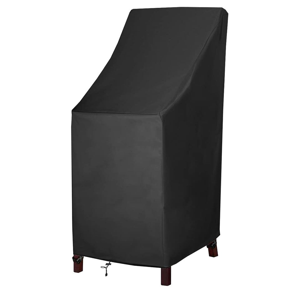 MAVINCHER stackable chair covers front view protects outdoor chairs from rain and sun
