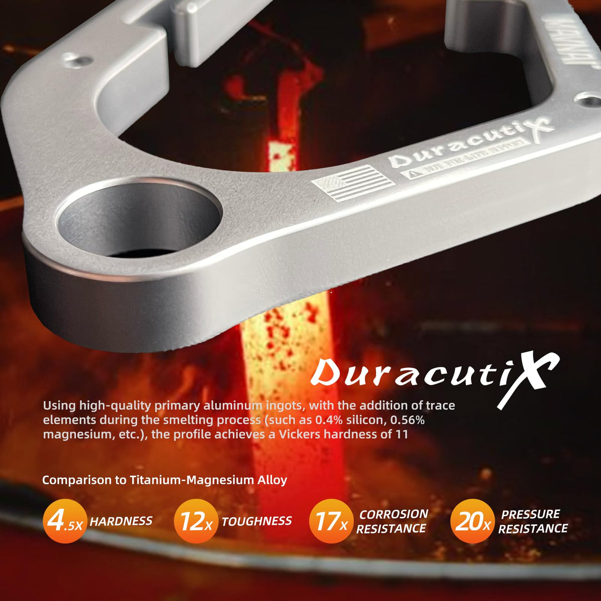 Mavnai DuracutiX chainsaw inside hook for secure, fast placement