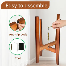 MAVOTER assembly-friendly wood stand enables quick setup.