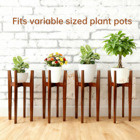 MAVOTER under-10in pots stand securely supports small pots.