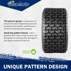 MaxAuto 13x6-50-6 compatibility label indicates versatile fit for many mowers.