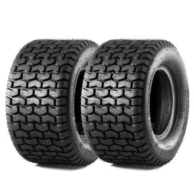 MaxAuto 13x6-50-6 side view demonstrates turf-friendly traction for lawn tractors.