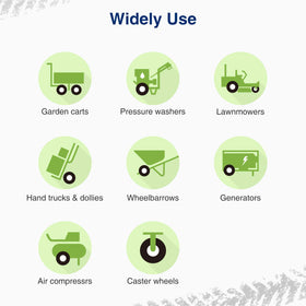 Included adapters kit simplifies installation on multiple front mower models