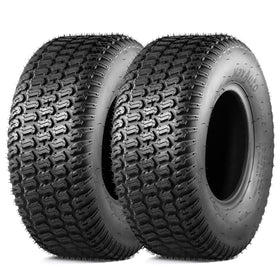 MaxAuto Turf Saver 18x6.50-8 sideview shows sturdy construction for lawn-friendly traction.