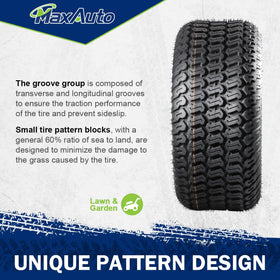 MaxAuto Turf Saver 20x8-10 puncture resistance in tough lawn conditions
