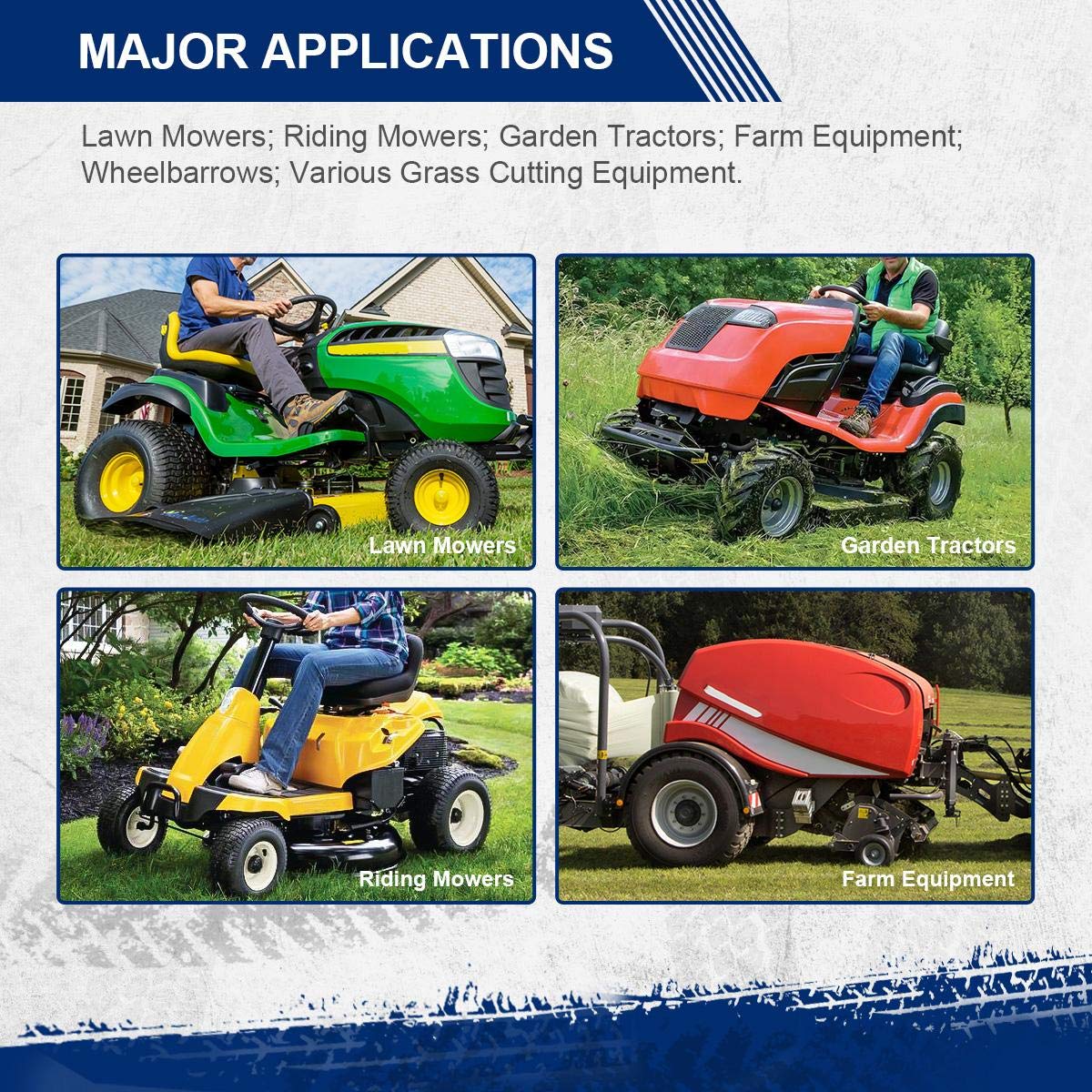 MaxAuto Turf Saver tire dimensions and specs for accurate fit checks.