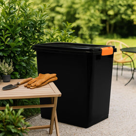 Multi-purpose storage solution for pellets, litter, seeds, and more.