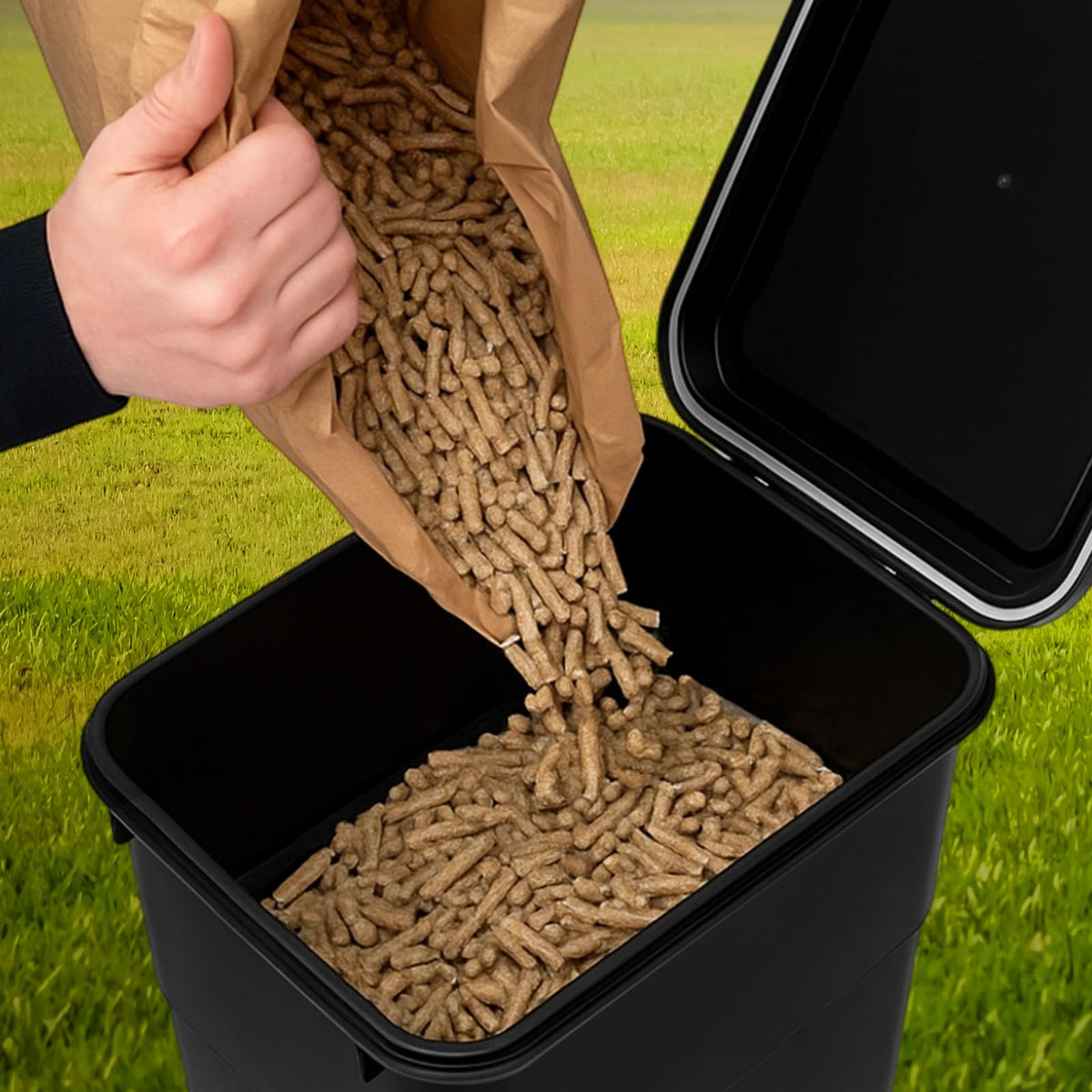 Scoops included to measure pellets precisely during loading.