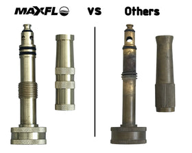 MAXFLO adjustable barrel demonstrates multiple patterns for cleaning and watering