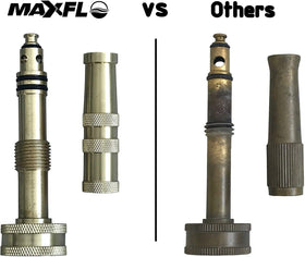 MAXFLO nozzle with O-rings ensures watertight connection during use