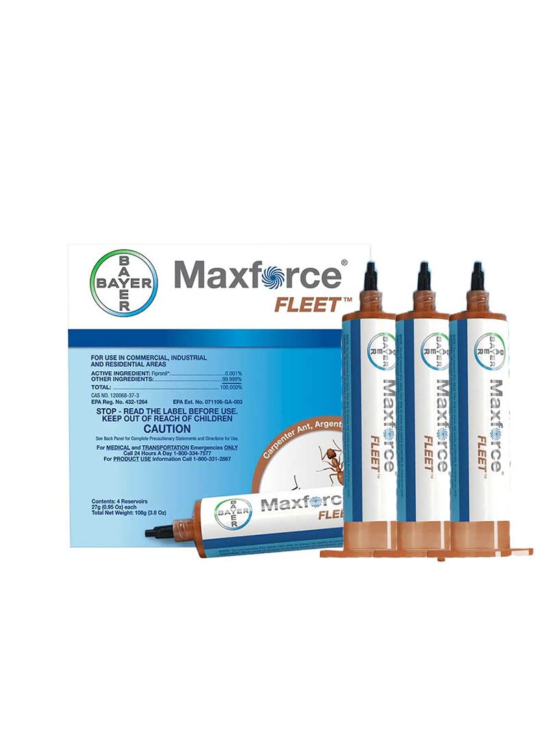 Maxforce Fleet Ant Bait Gel in a kitchen setting, reducing foraging trails.