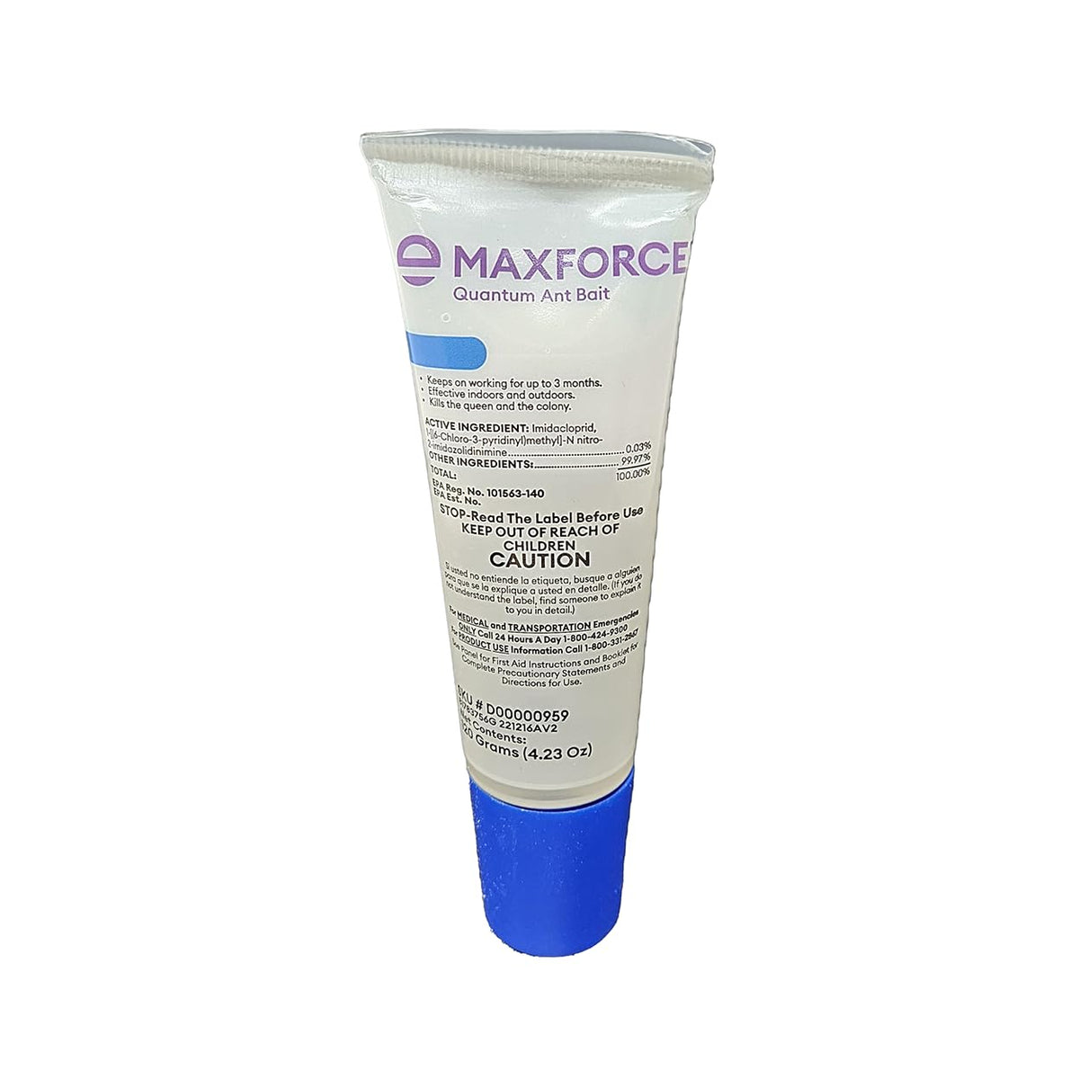 Maxforce Quantum liquid bait bottle with 10 stations for fast ant control indoors and outdoors