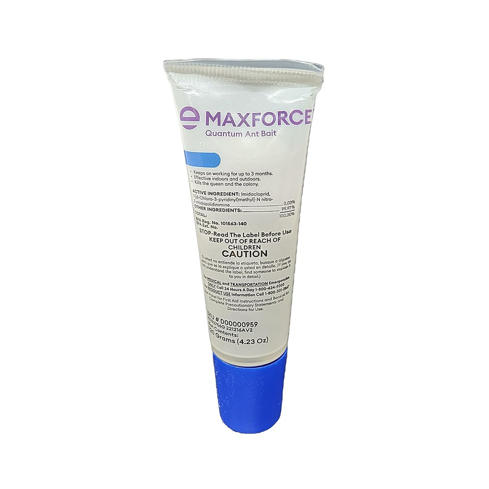 Maxforce Quantum liquid bait bottle with 10 stations for fast ant control indoors and outdoors