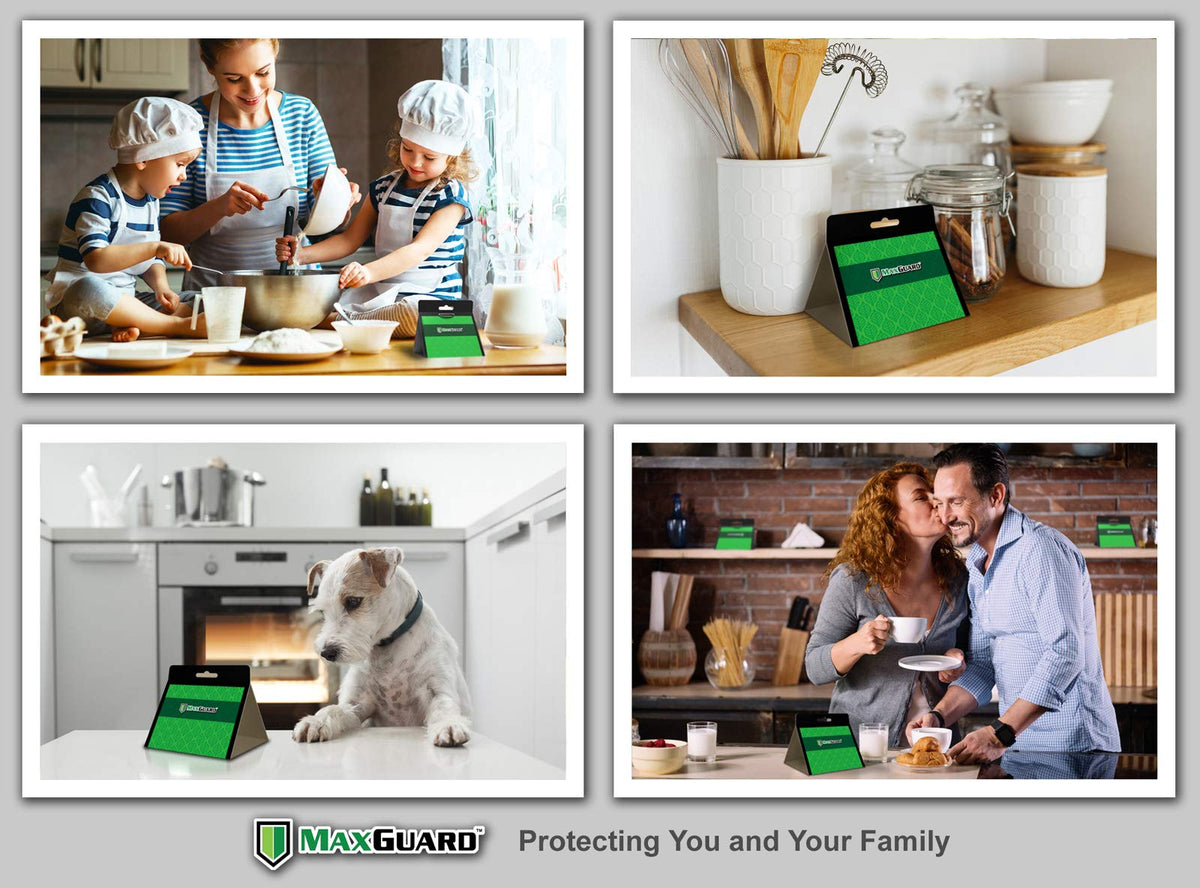 Maxguard traps ready-to-use in pantry or cupboard.