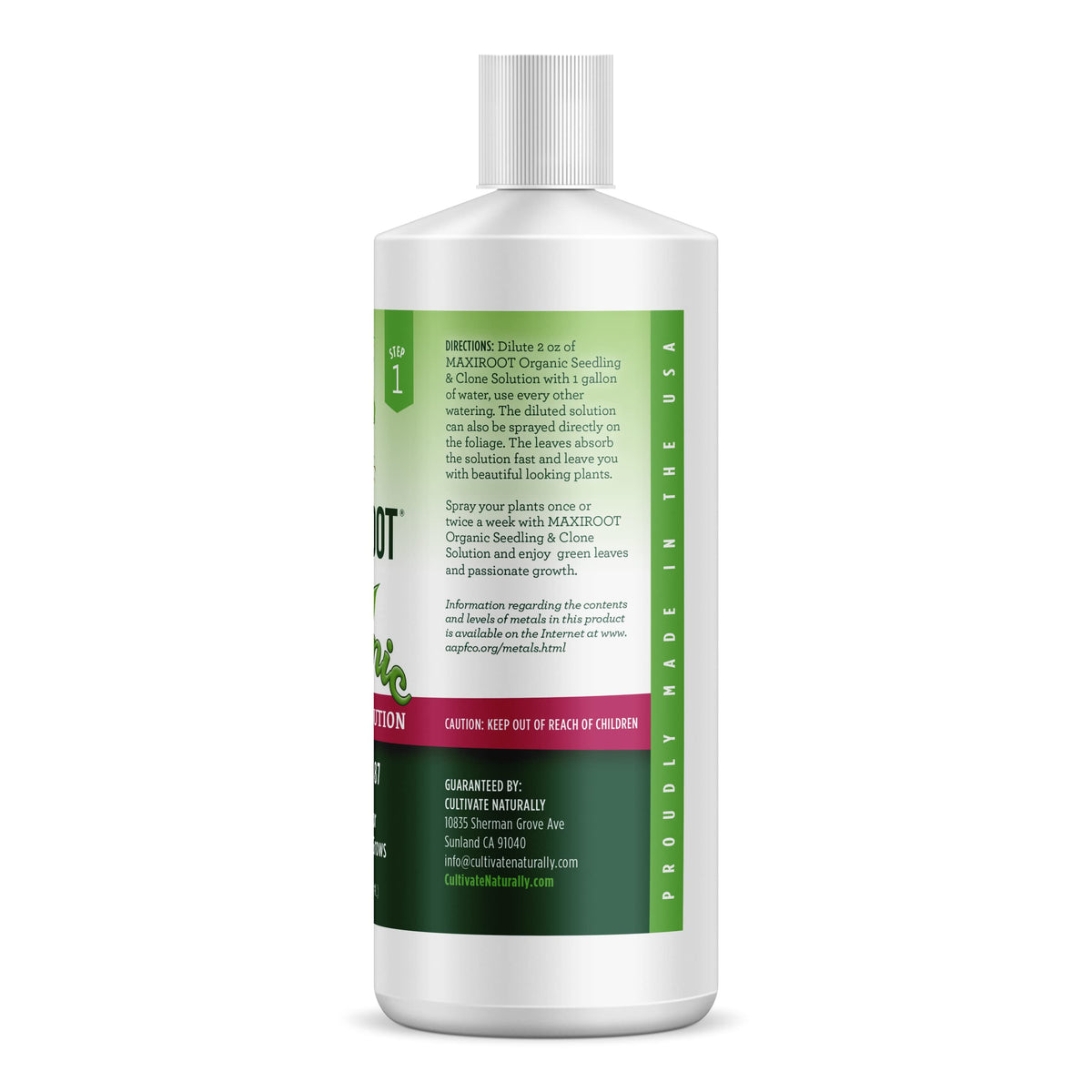 MAXIROOT promotes healthy root development in seedling roots.