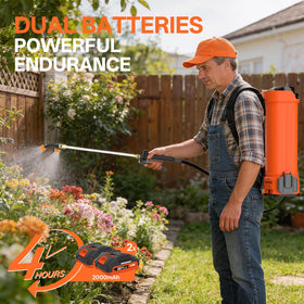 Maxlander 90 psi adjustable nozzle enables precise, versatile spraying.