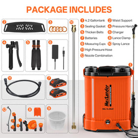 Maxlander all-in-one sprayer suits home and garden tasks efficiently.