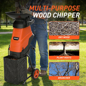 MAXLANDER chipping action demonstrates steady mulching of branches