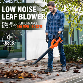 MAXLANDER copper-motor leaf blower delivers strong airflow with efficiency.