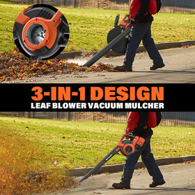MAXLANDER control panel for easy speed selection during debris removal.
