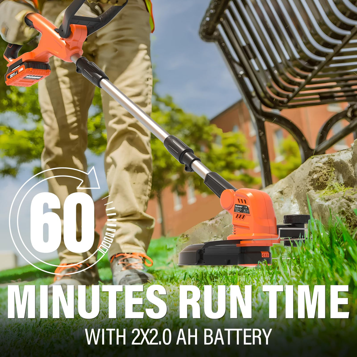 MAXLANDER fast charger speeds up battery recharges between jobs.