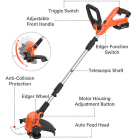 MAXLANDER lightweight design weighs about five pounds for comfortable handling.