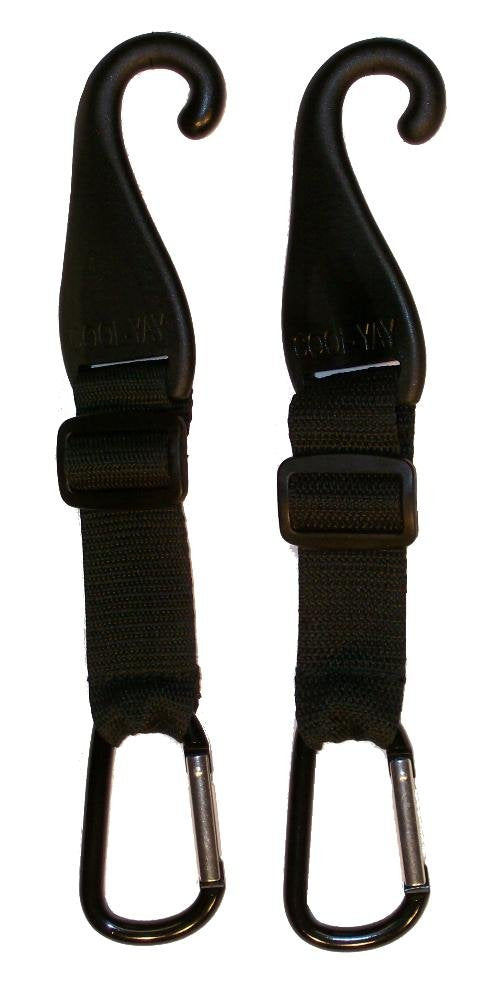 MAXOPS CJ fence hooks on a fence keeping gear within easy reach